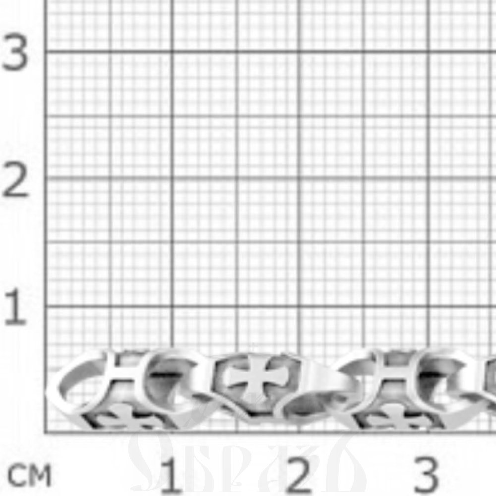 цепь серебро 925 пробы с чернением (арт. 40.621)