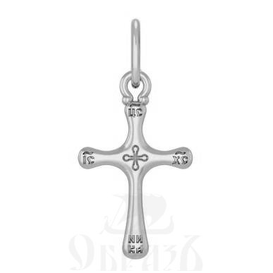 крест, серебро 925 проба с родированием (арт. 17.082р)